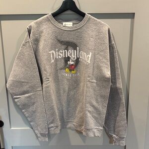 Gray Mickey Mouse Crewneck Sweatshirt